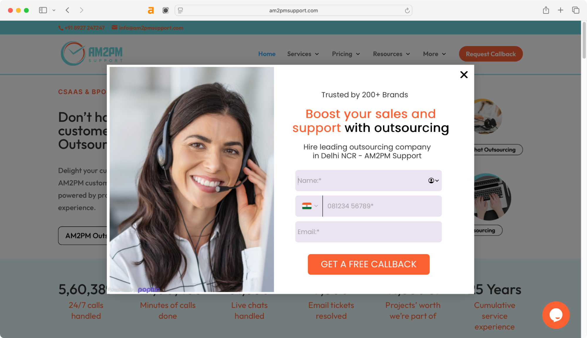 ZeroAdo improved lead quality performance for AM2PM Support through Conversion Rate Optimization (CRO).