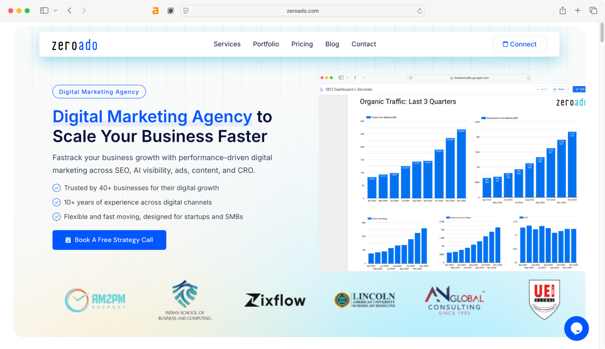 ZeroAdo is listed among the top digital marketing agencies for small businesses, offering growth-focused services.