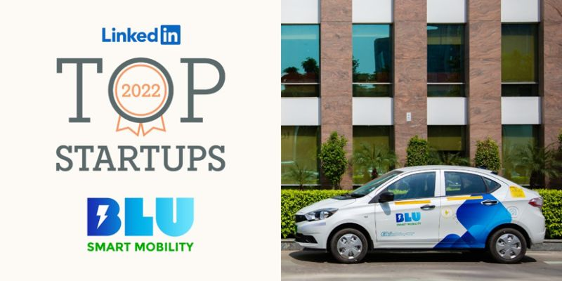 BluSmart recognized as a LinkedIn Top Startup in 2022.