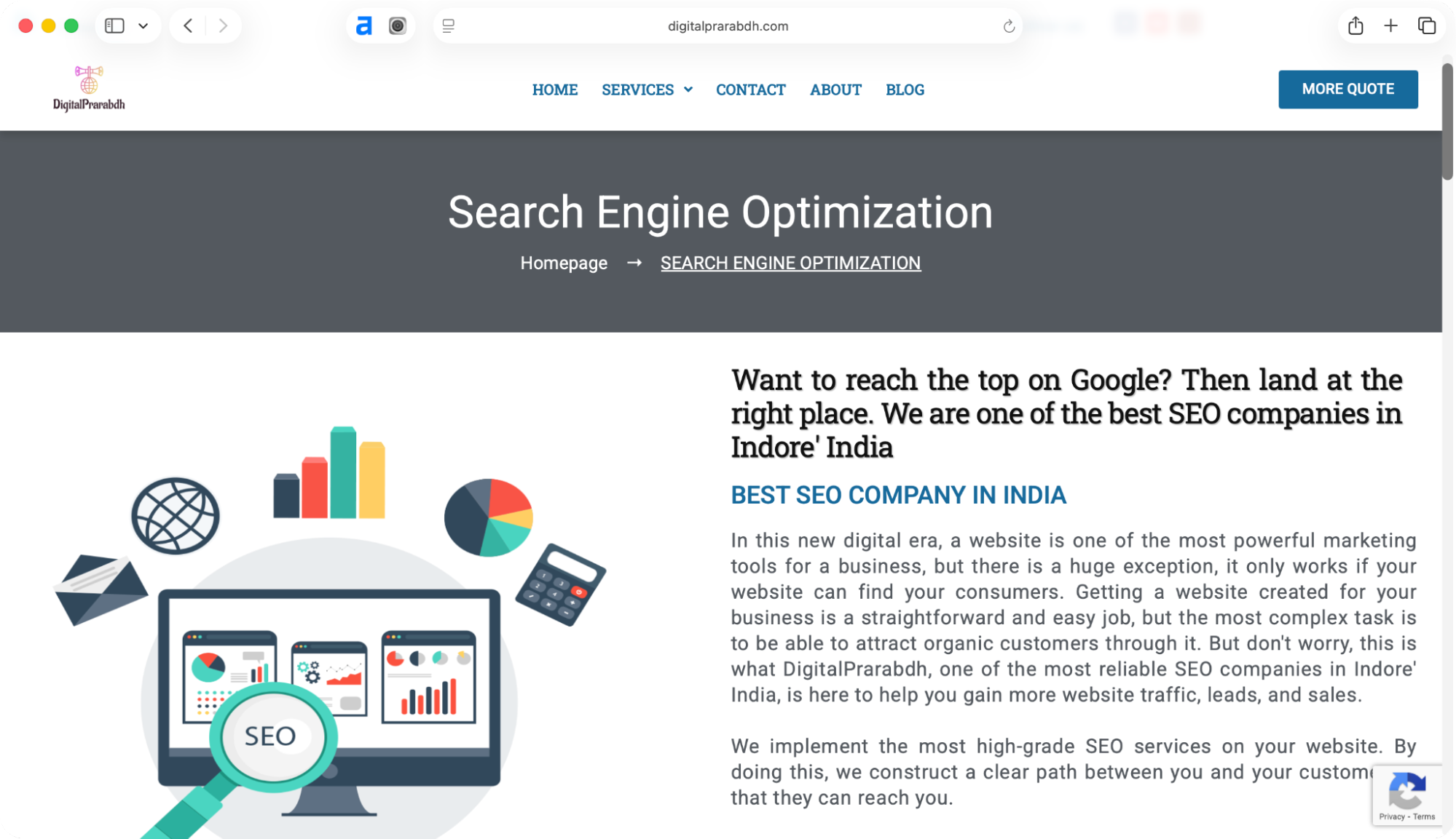 DigitalPrarabdh is one of the best SEO companies in Indore.