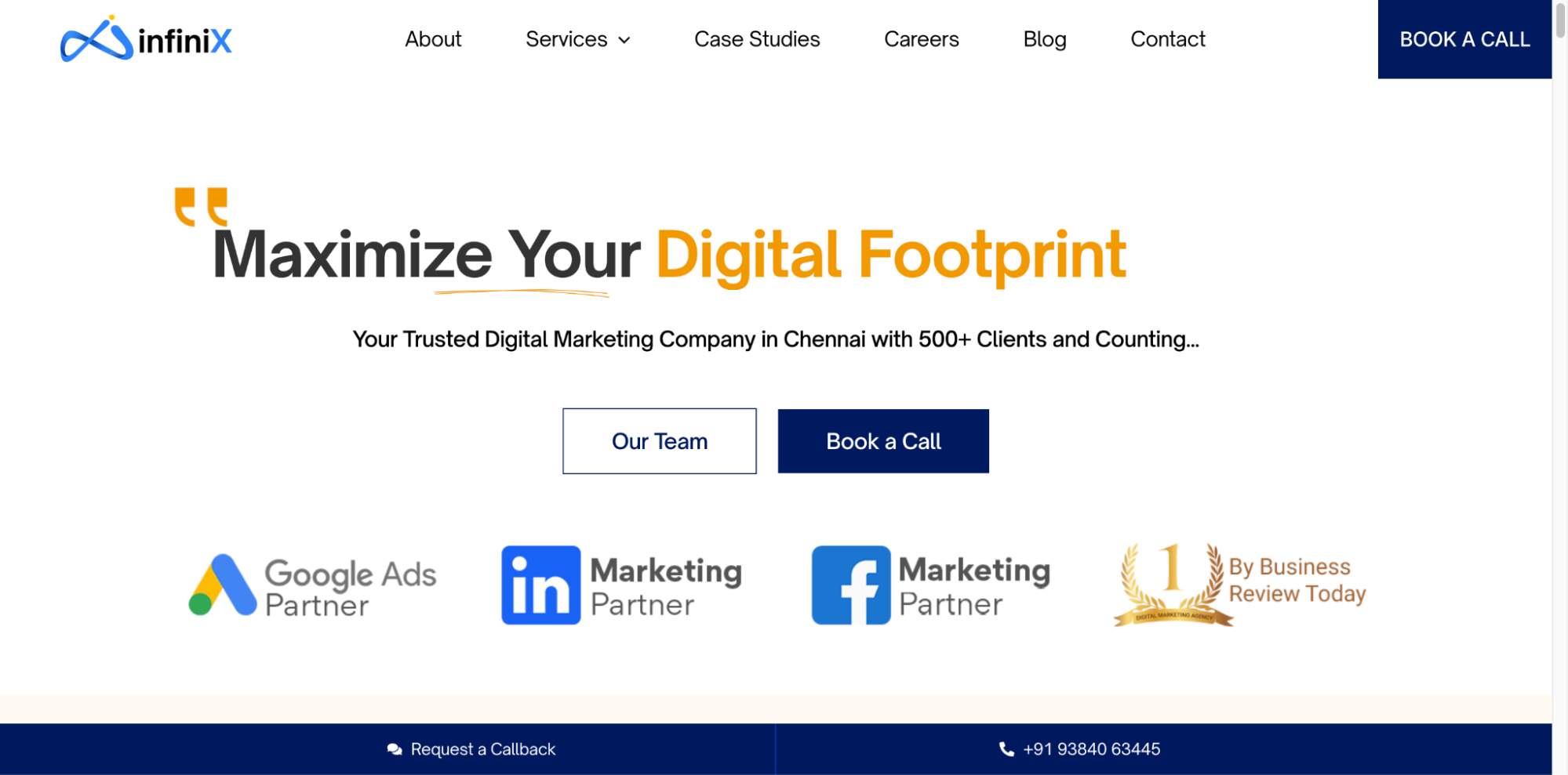 infiniX360 is one of the top digital marketing agencies in Chennai focused on ROI and long-term business growth.