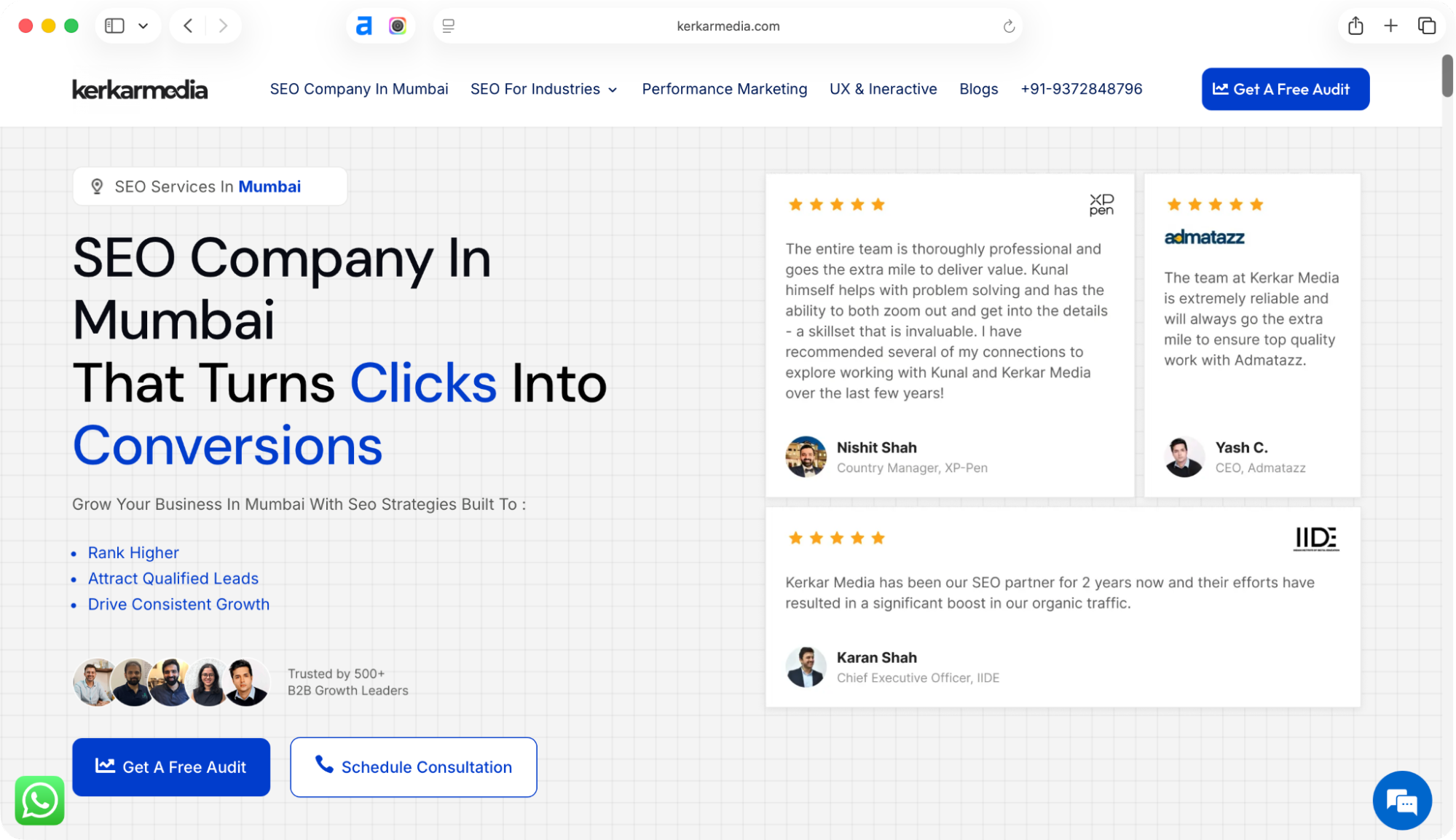 Kerkar Media is an SEO company in Mumbai.