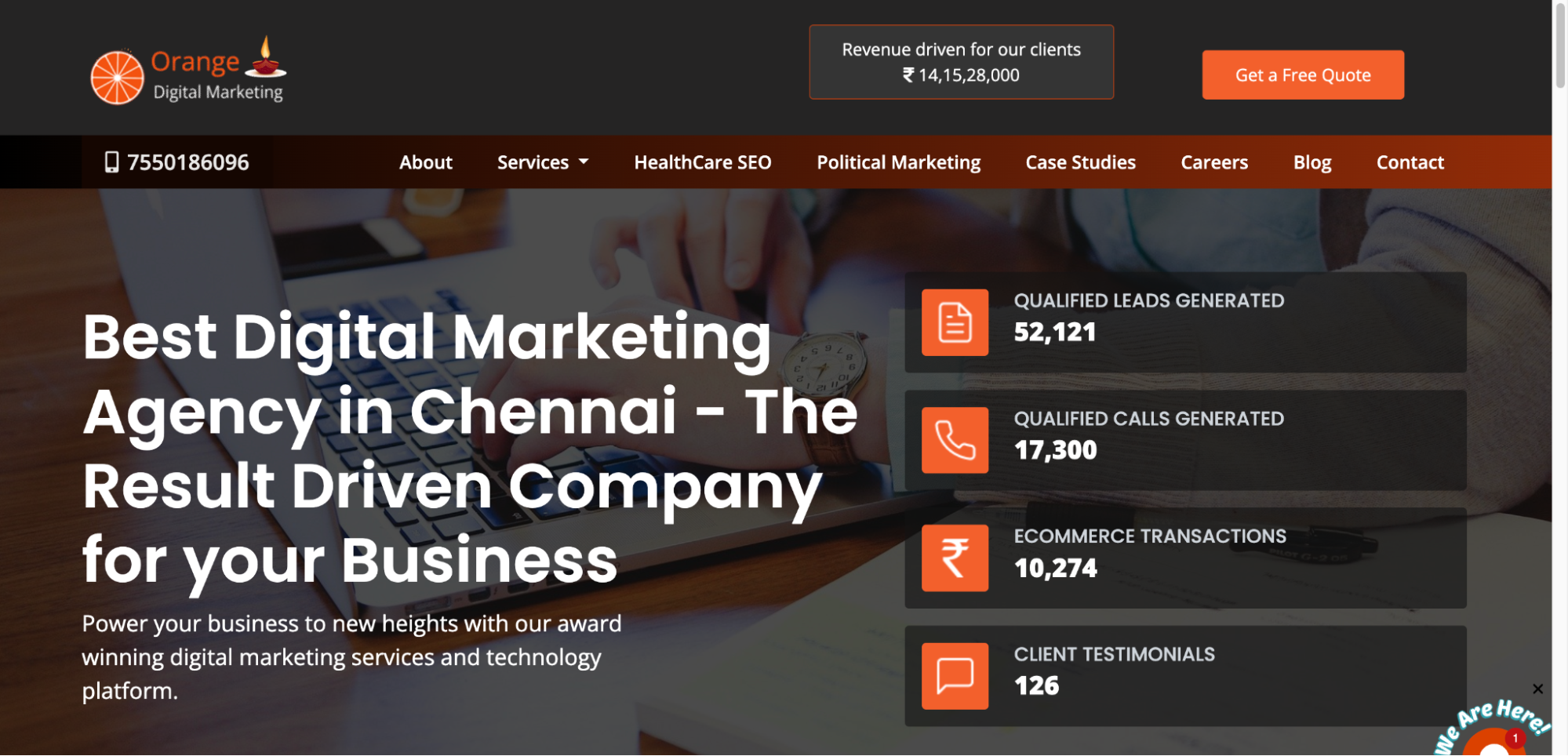 Orange Digital Marketing is among the top digital marketing agencies in Chennai offering SEO and PPC services.