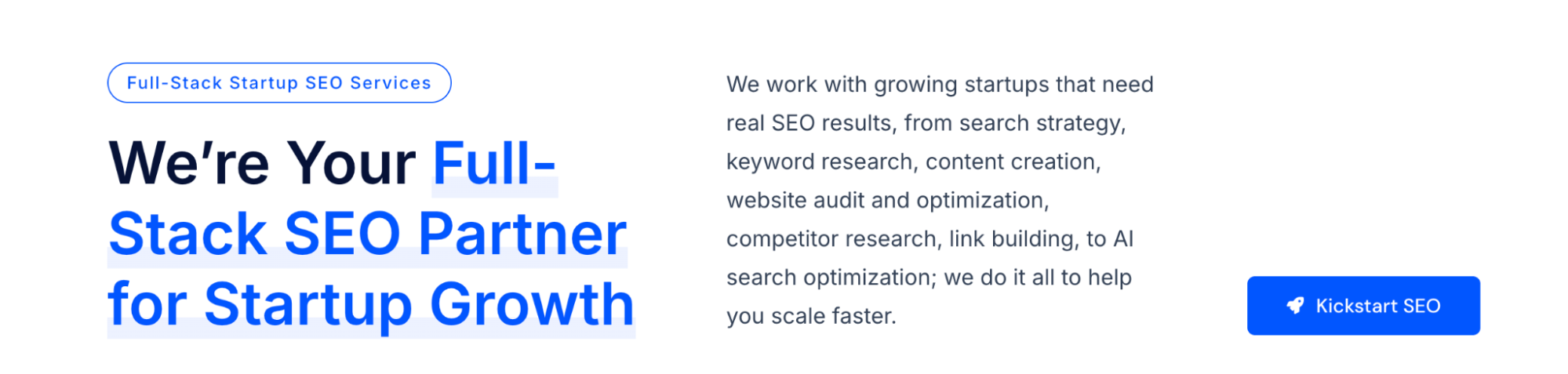 Startup SEO services offered by ZeroAdo for fast, organic growth.