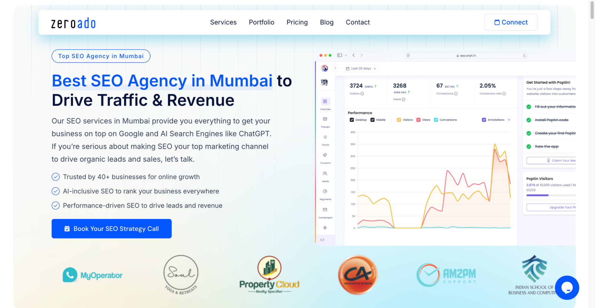 ZeroAdo is one of the best SEO companies in Mumbai, offering AI-powered and result-driven SEO strategies.