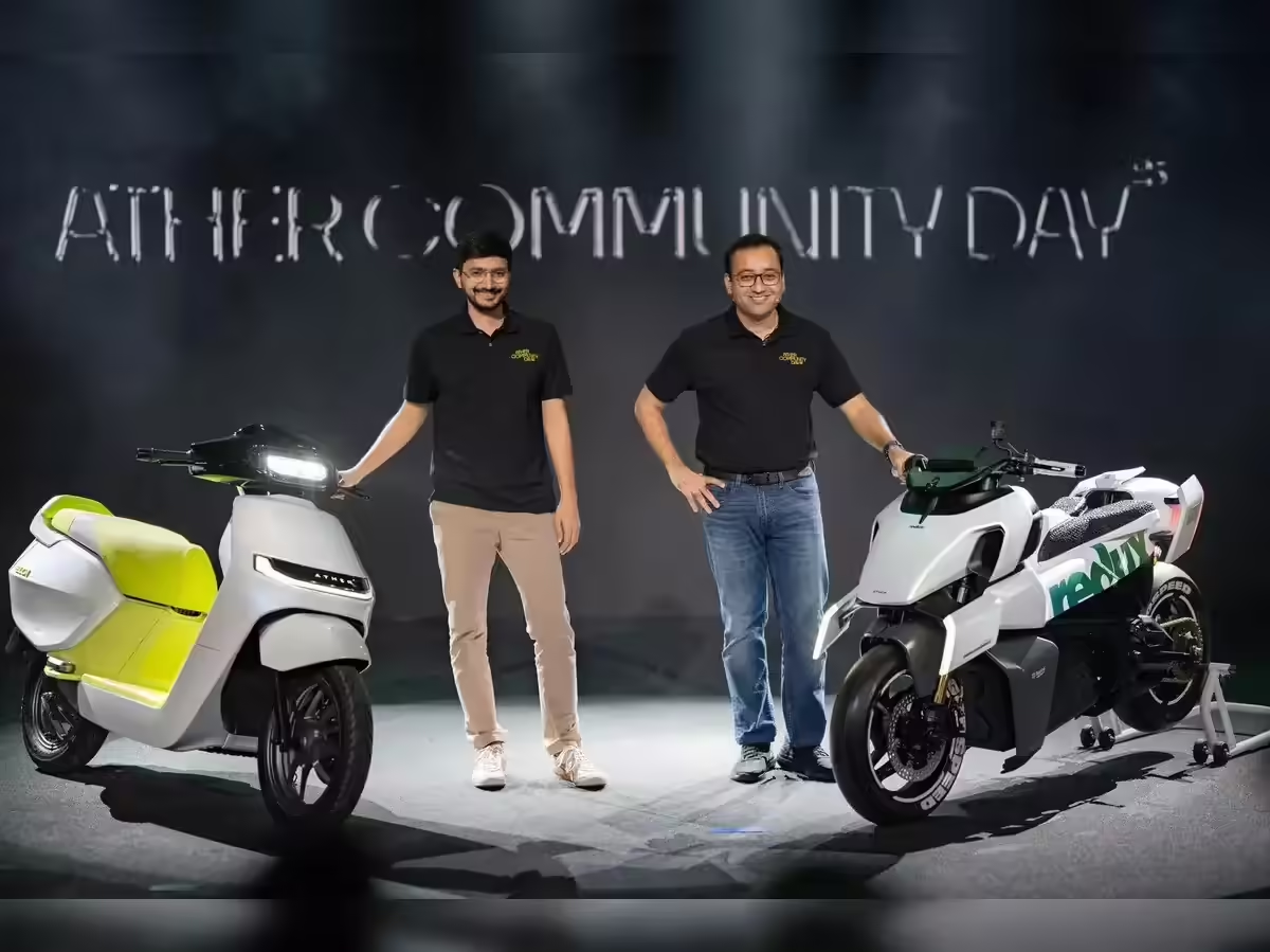 Ather Energy is a Bangalore-based EV startup building smart electric scooters and charging infrastructure across India.