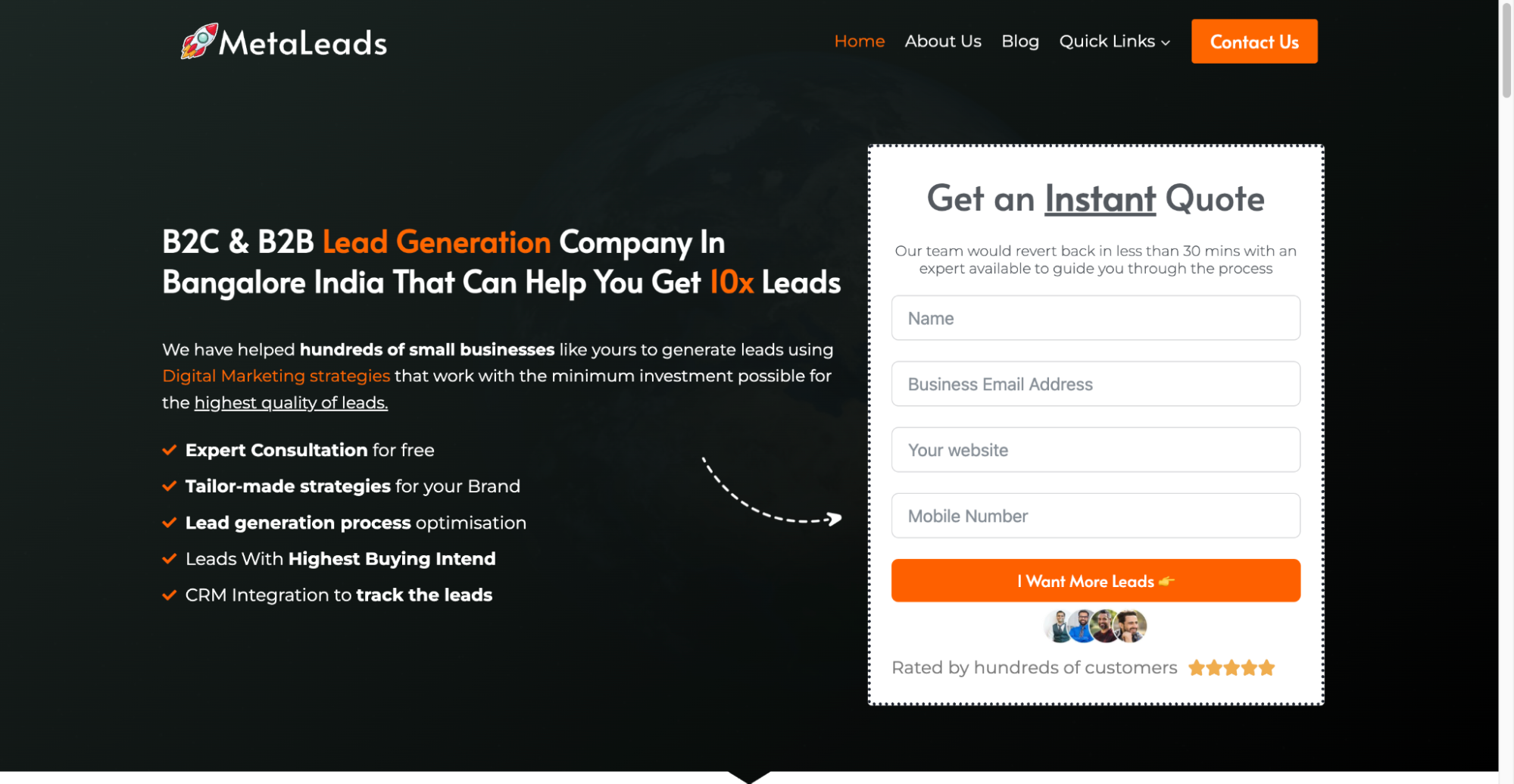 Meta Leads is a top lead generation agency in Bangalore offering digital campaigns for qualified leads.