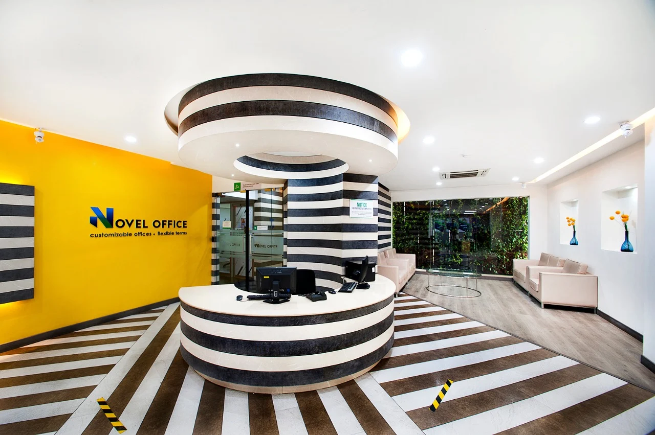 Novel Office on MG Road opposite 1MG Mall offering flexible coworking space in Bangalore 1.