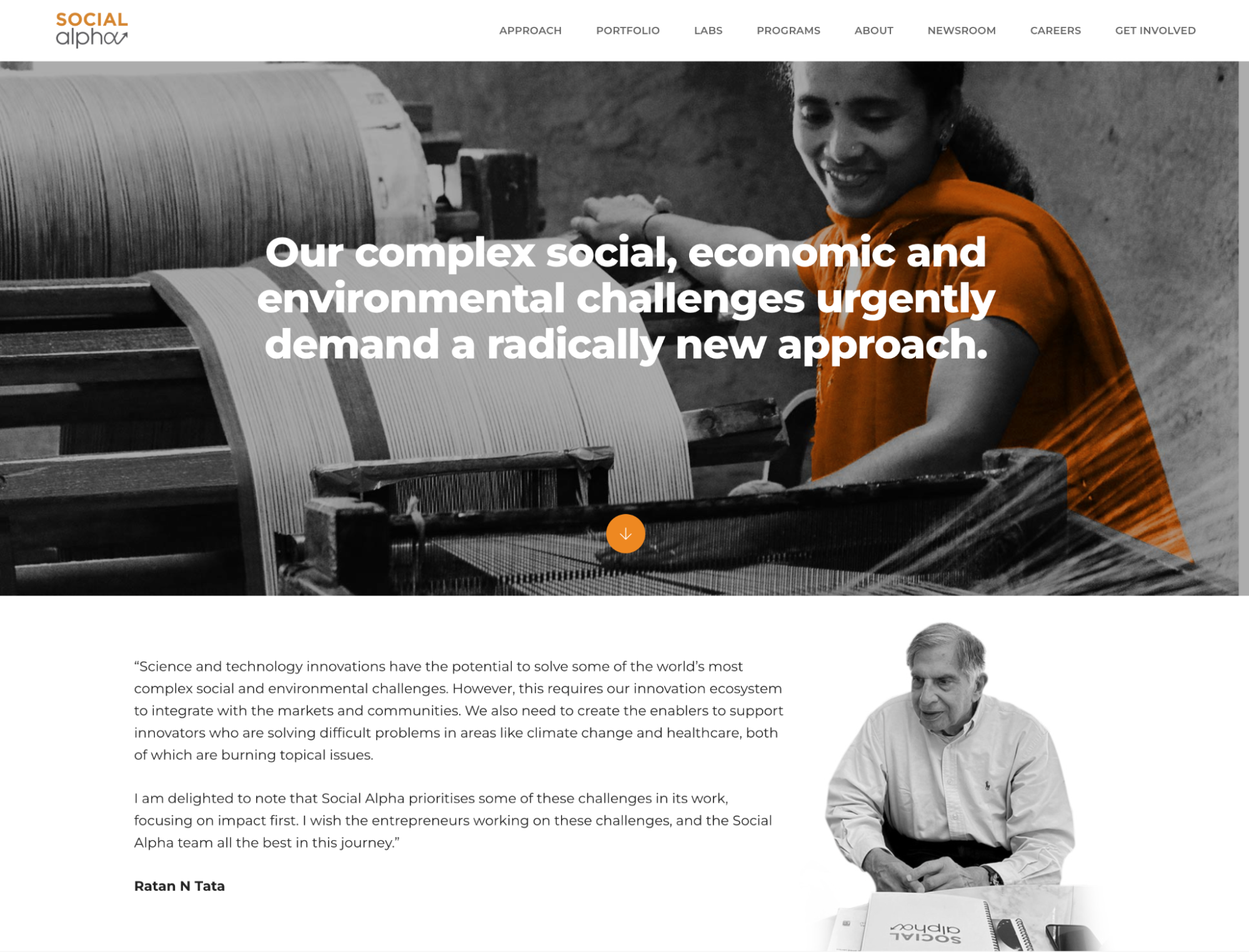 Social Alpha startup incubator in Bangalore supporting impact driven founders.