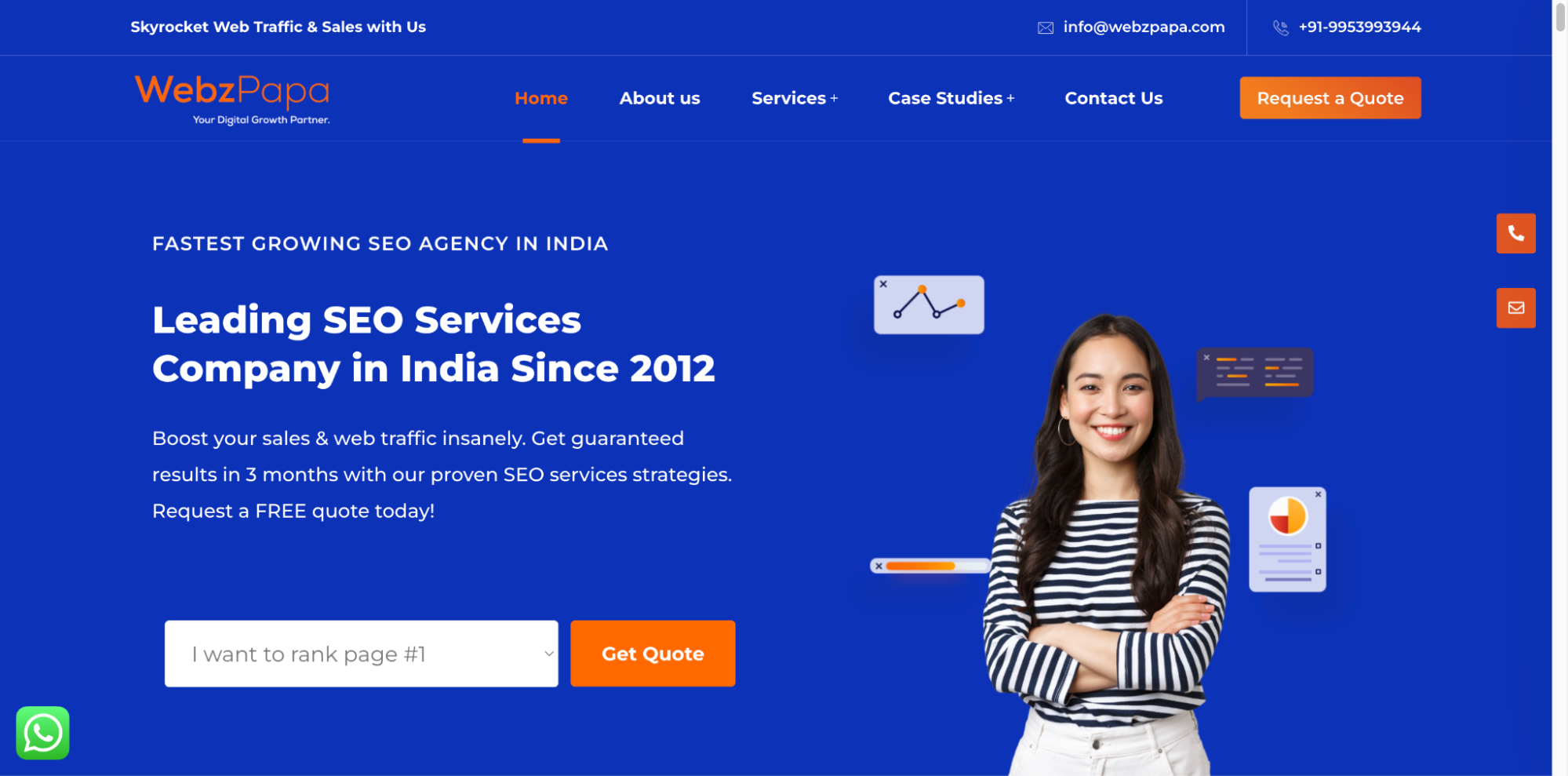 WebzPapa is a small business SEO agency in India.