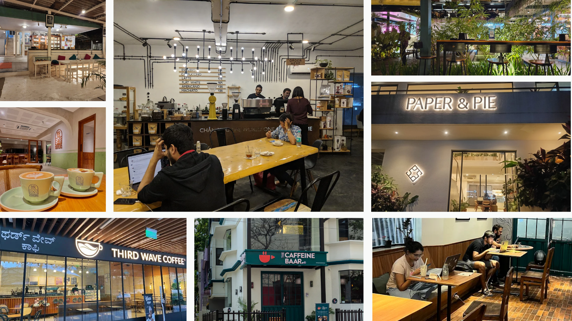 Nine work friendly cafes in Bangalore that are ideal for productivity and networking.
