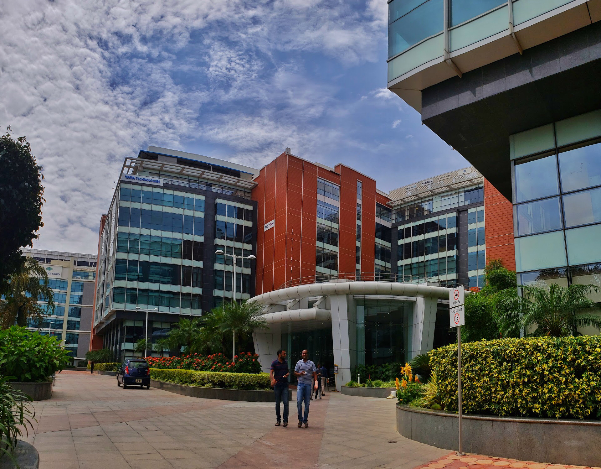 Bagmane Tech Park in CV Raman Nagar, a popular IT park in Bangalore for tech companies.