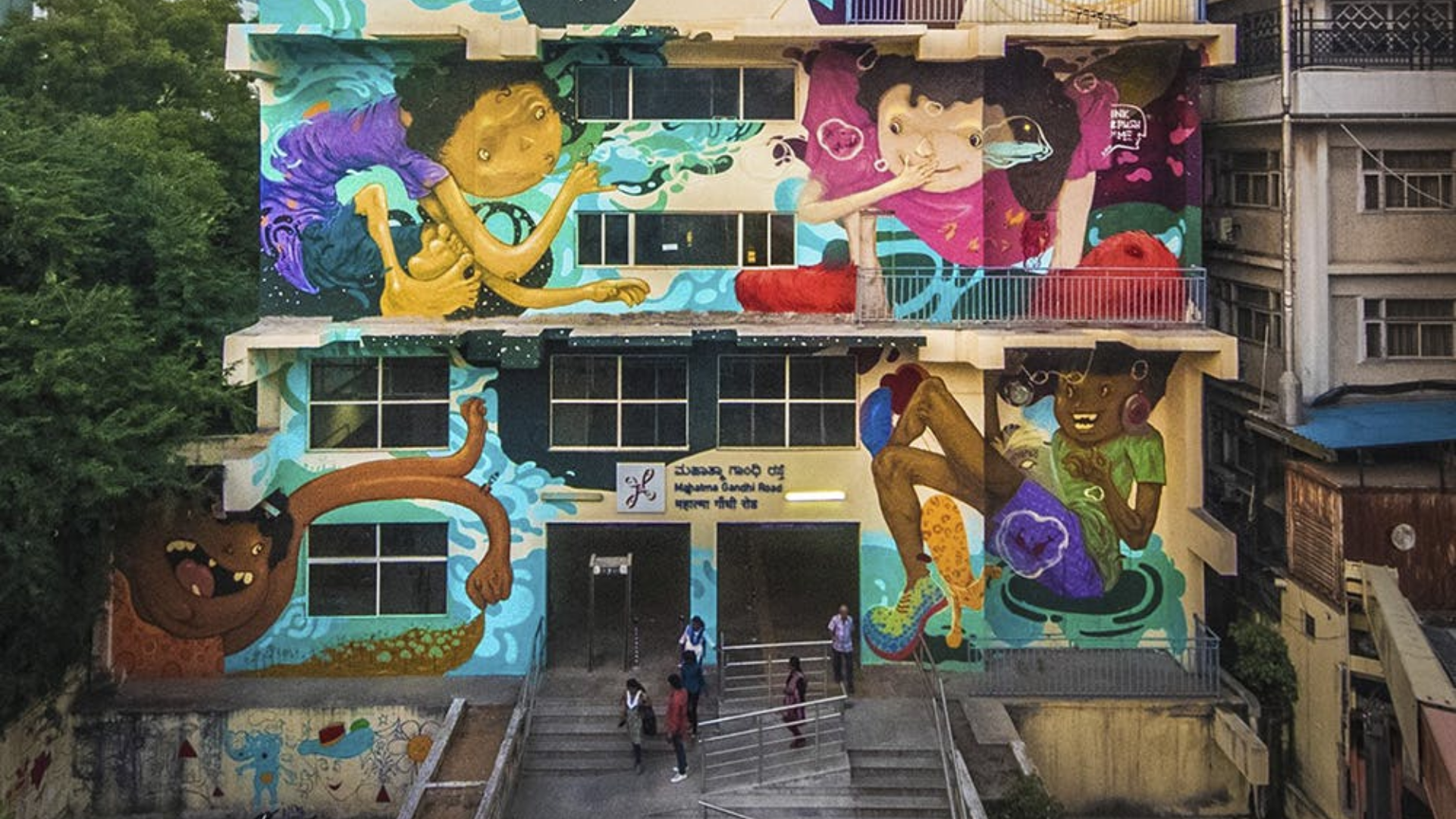 MG Road business district in Bangalore with corporate offices, metro access, and premium commercial spaces.