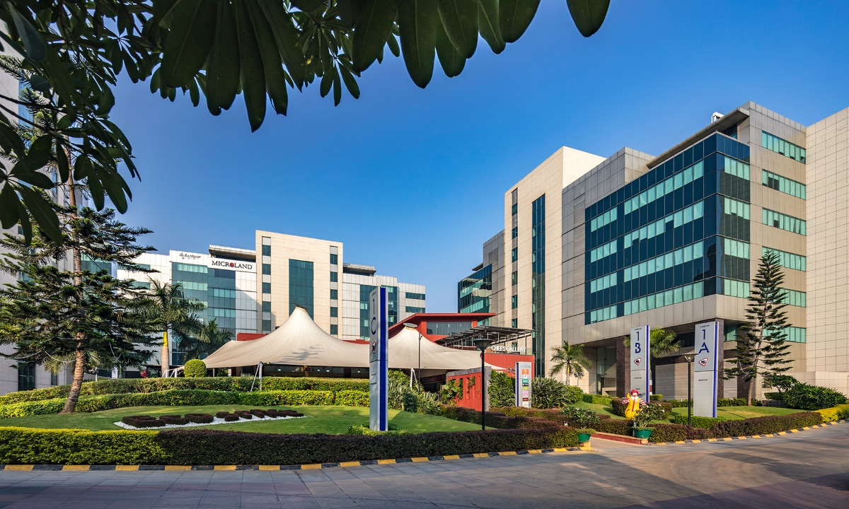 RMZ Ecospace on Outer Ring Road, a modern tech park in Bangalore.