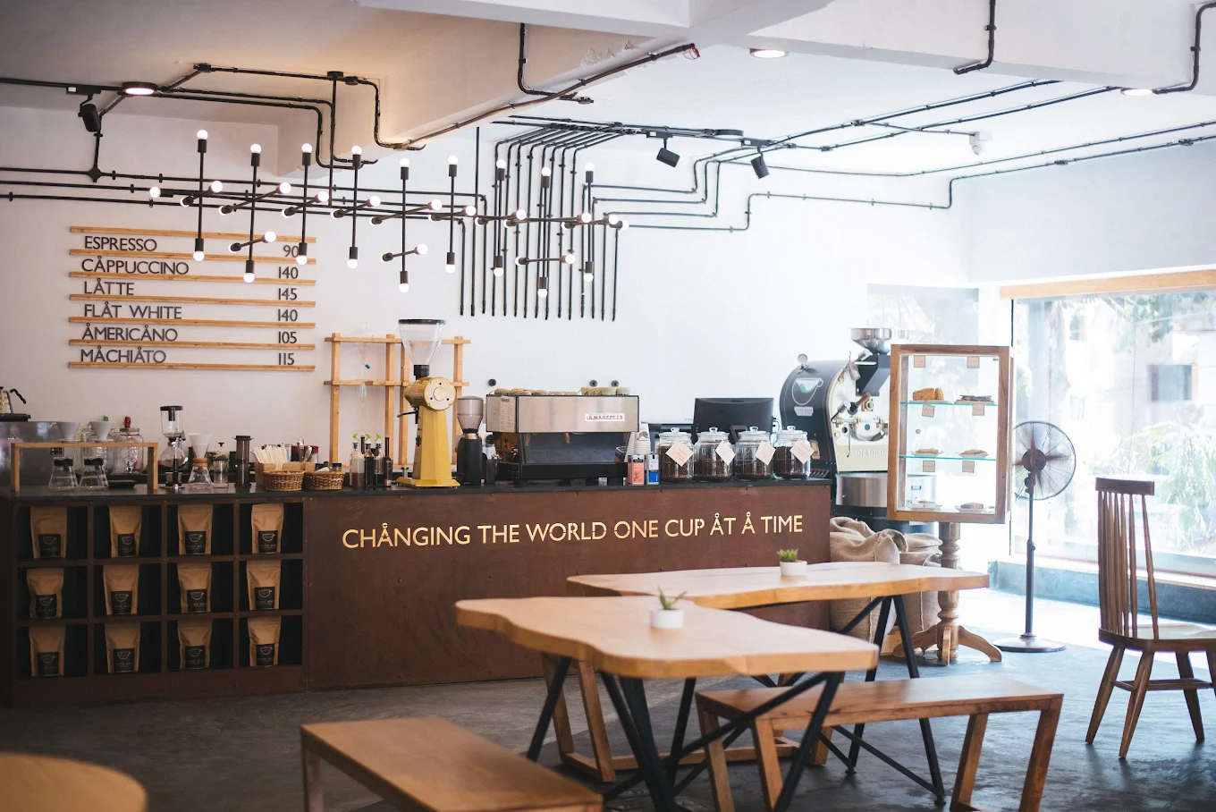 Third Wave Coffee is a popular work friendly cafe in Bangalore with reliable WiFi-4.