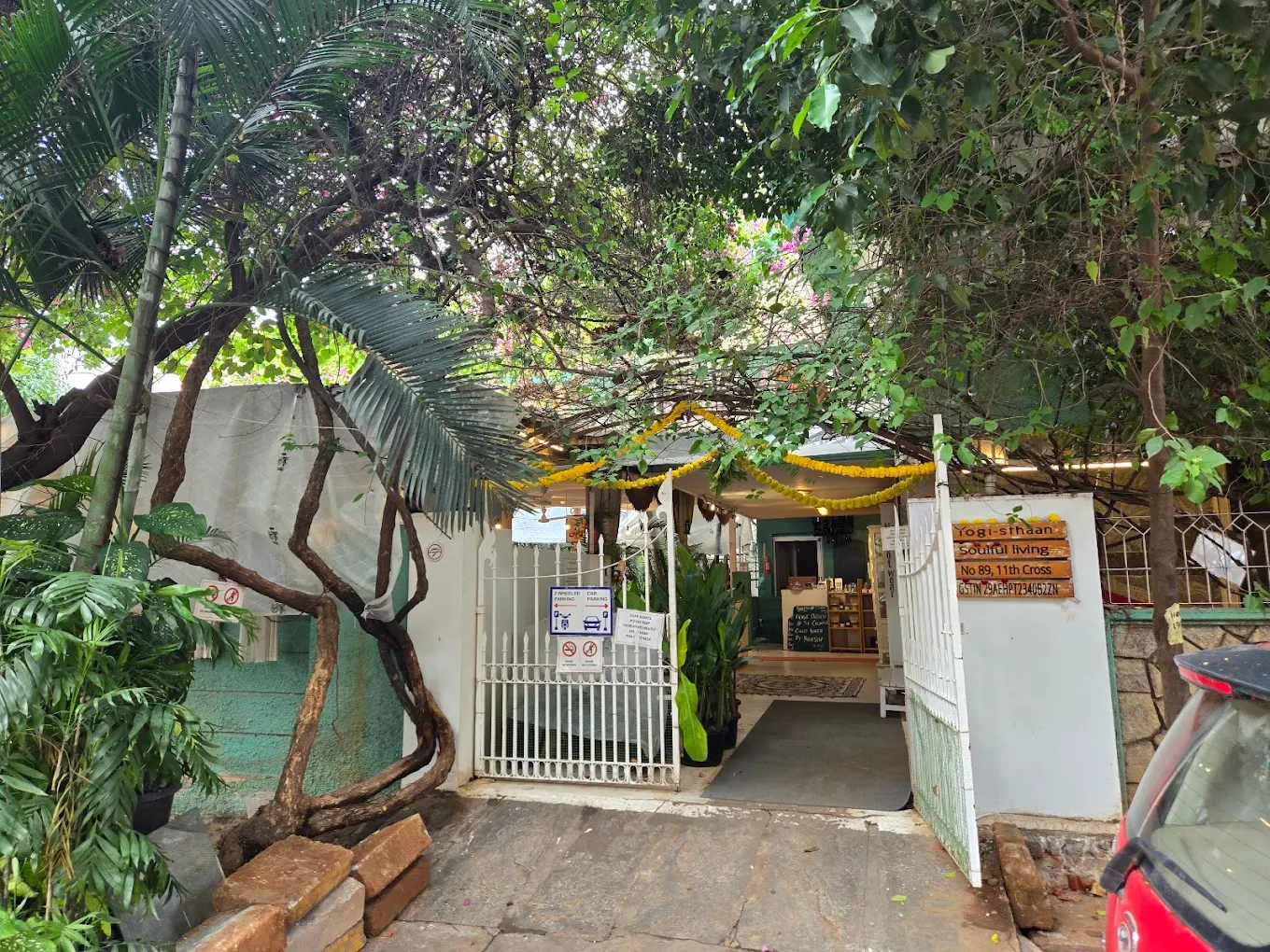 Yogisthaan in Indiranagar is a peaceful work friendly cafe in Bangalore-2.