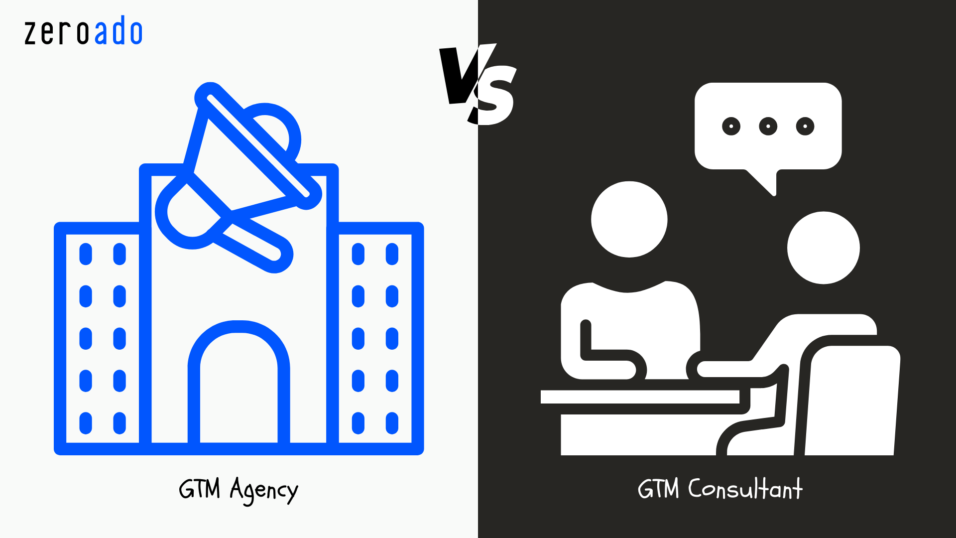 Comparison between a GTM agency and a GTM consultant for startups in Bangalore.