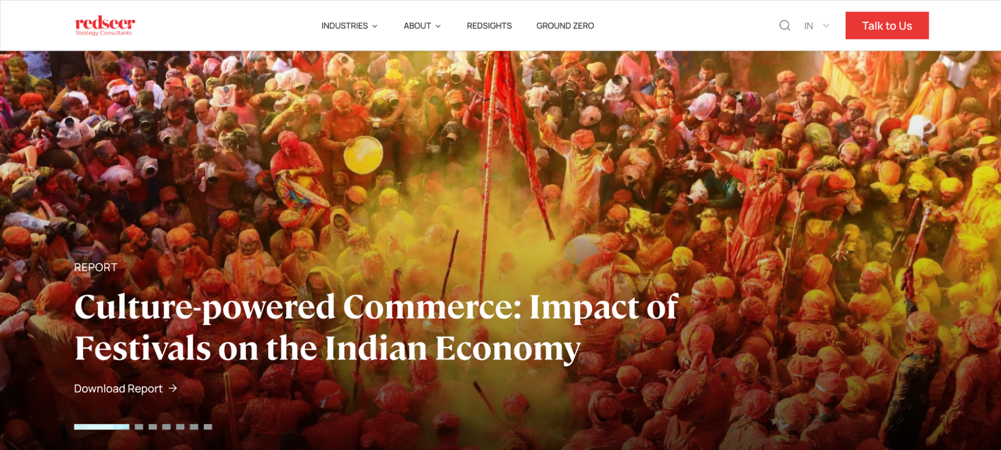 Redseer Strategy Consultants providing go-to-market strategy and market research for startups.