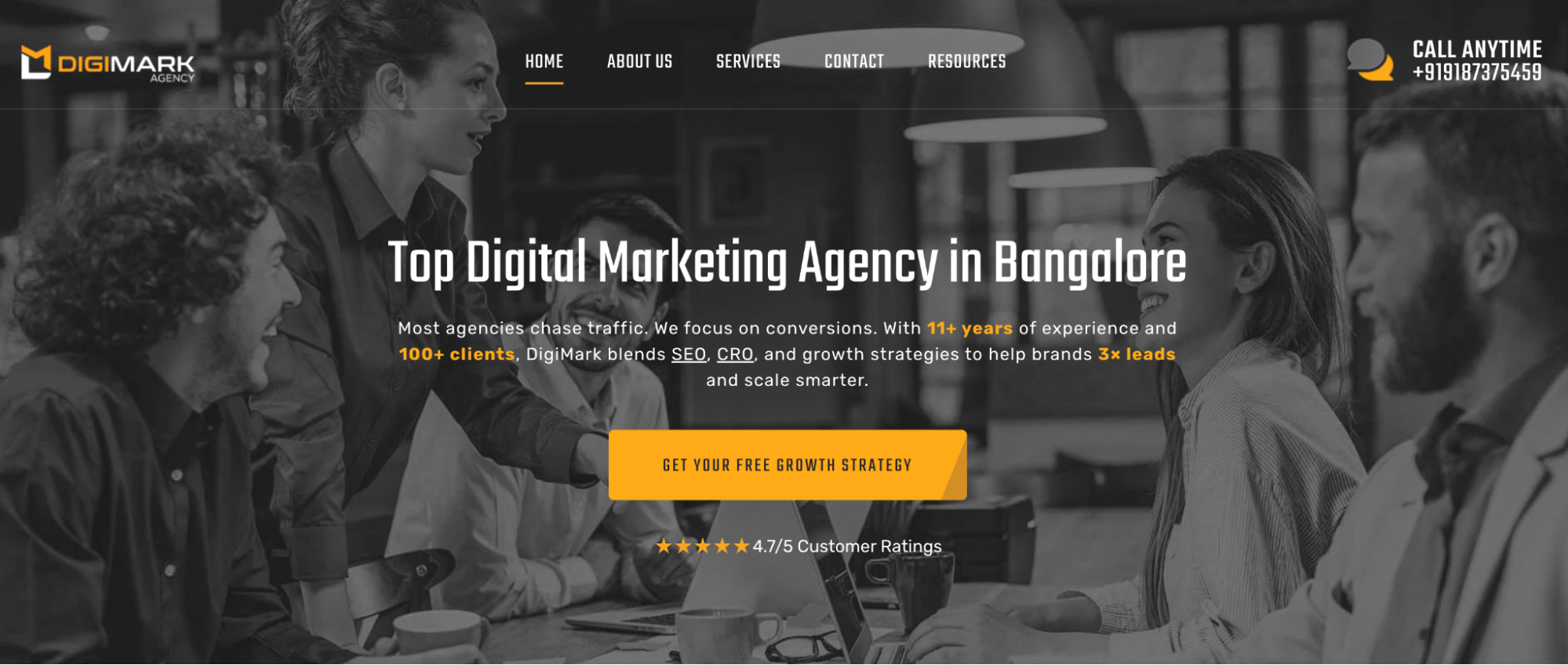 DigiMark Agency digital marketing agency in Bangalore.