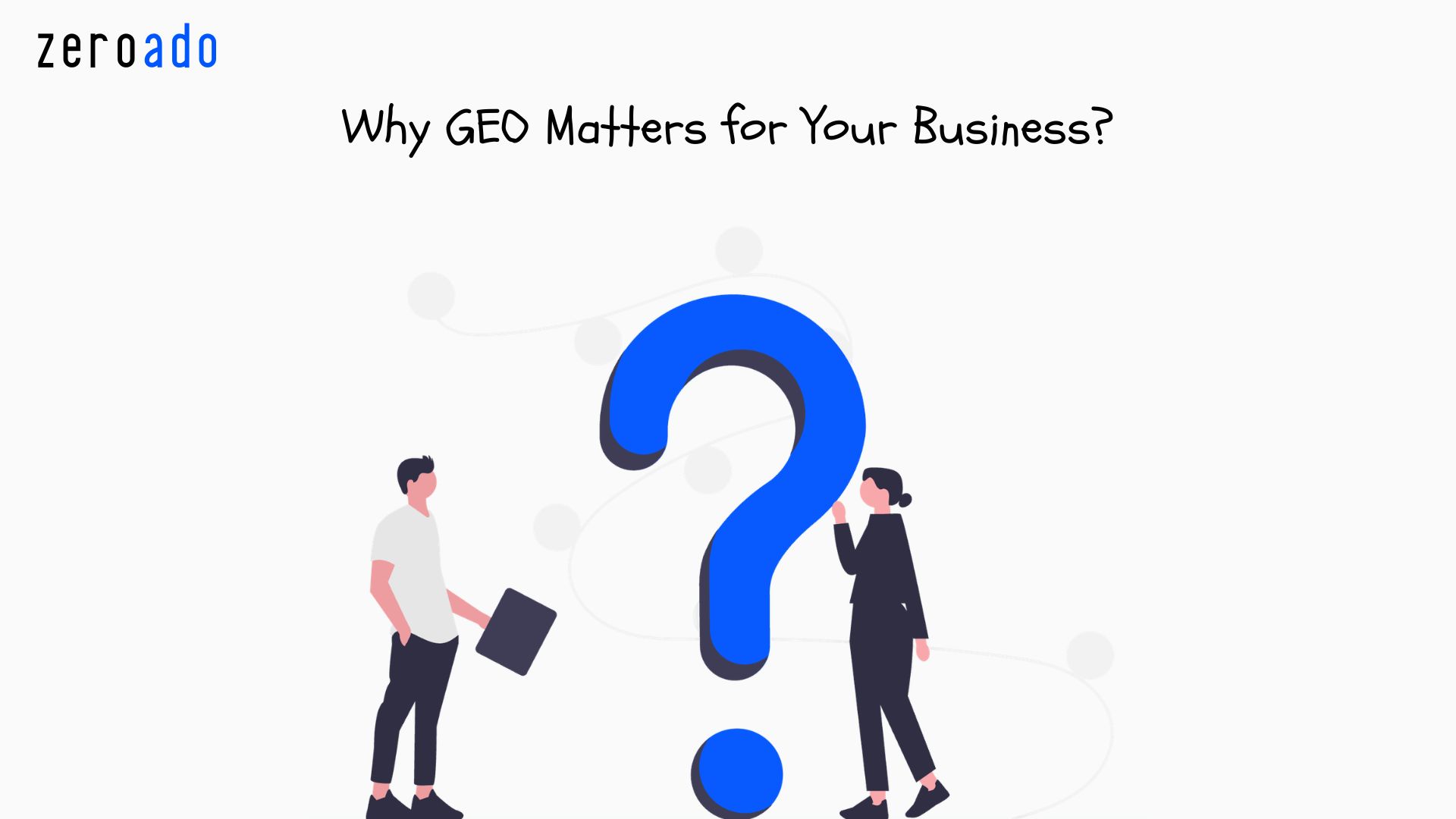 Illustration showing why generative engine optimization matters for business growth in AI search.