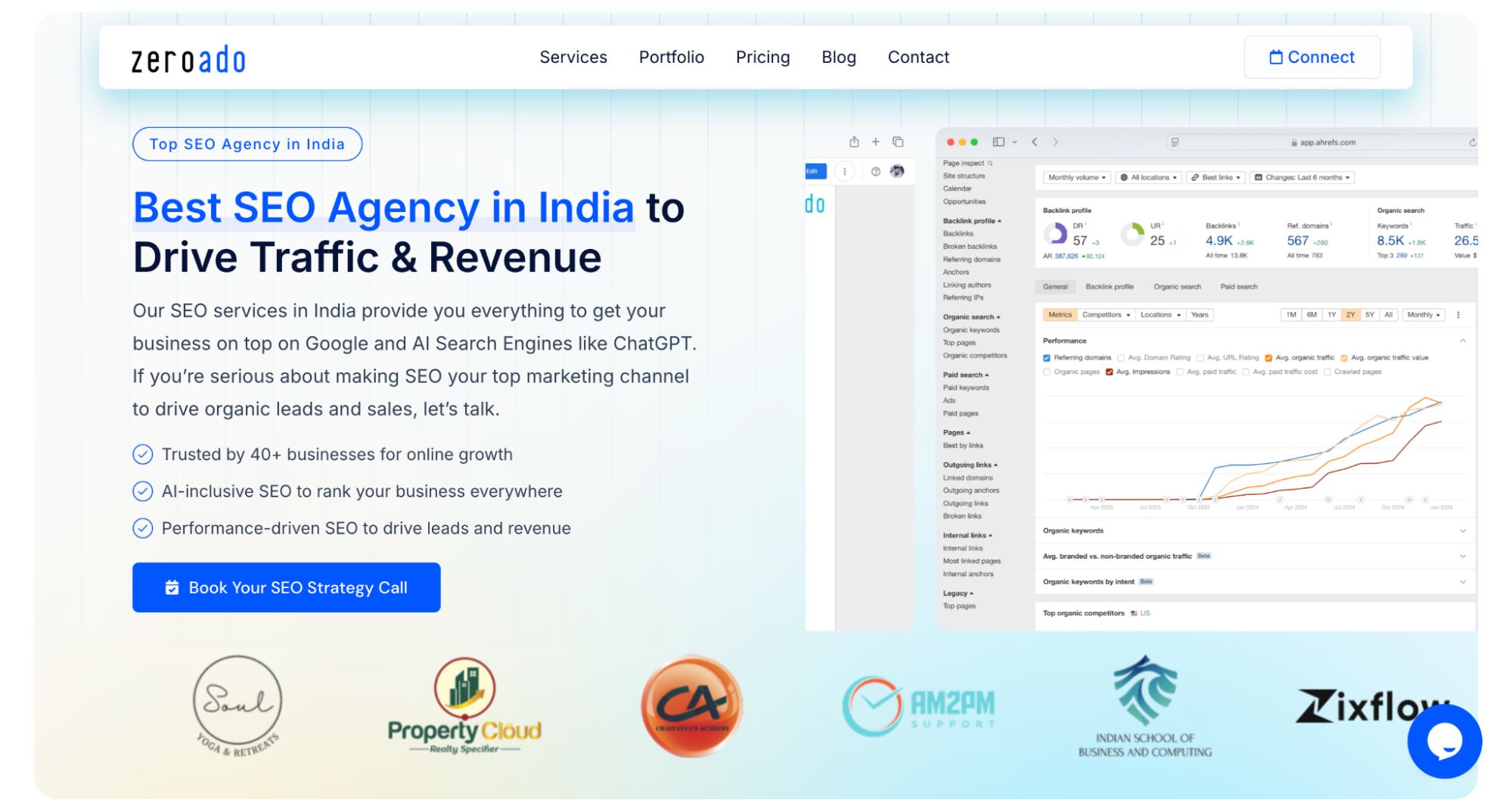 ZeroAdo offers GEO services for startups and SaaS companies in India.