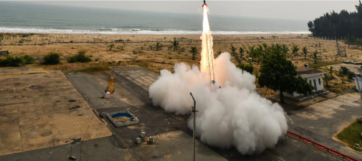 Skyroot Aerospace launched the Vikram-S rocket during Mission Prarambh, India’s first private space mission.