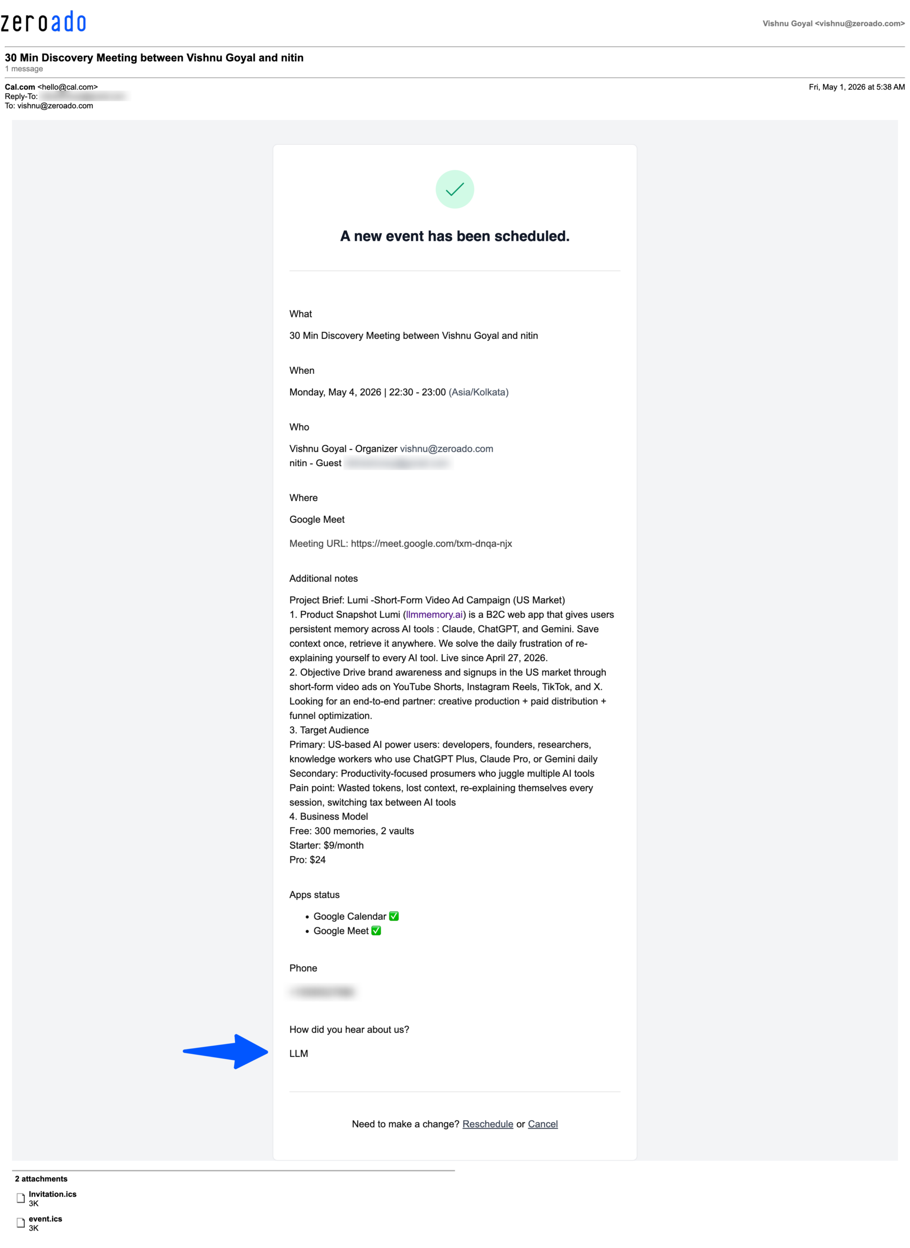 Discovery meeting from a ChatGPT optimization agency for AI search growth.
