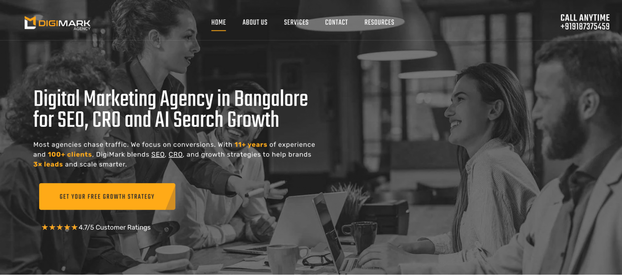 DigiMark is a ChatGPT optimization agency in Bangalore helping businesses improve AI search performance.