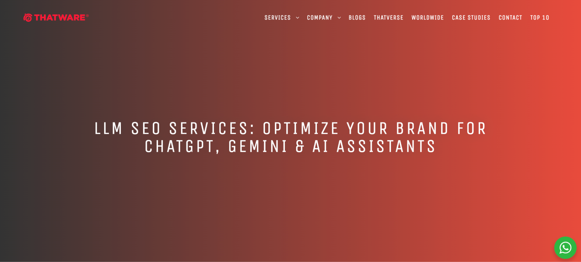 ThatWare is an LLMO agency in India.