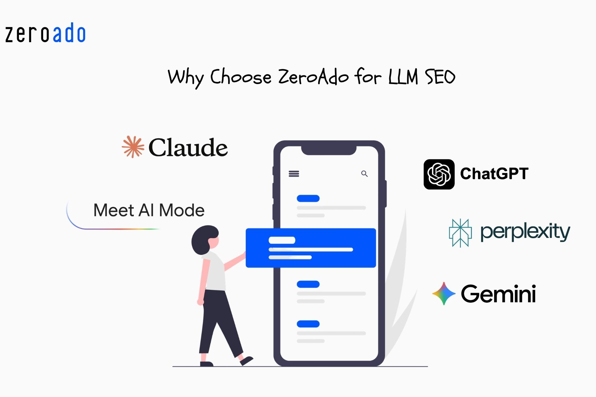 Why choose ZeroAdo for LLM SEO in India.