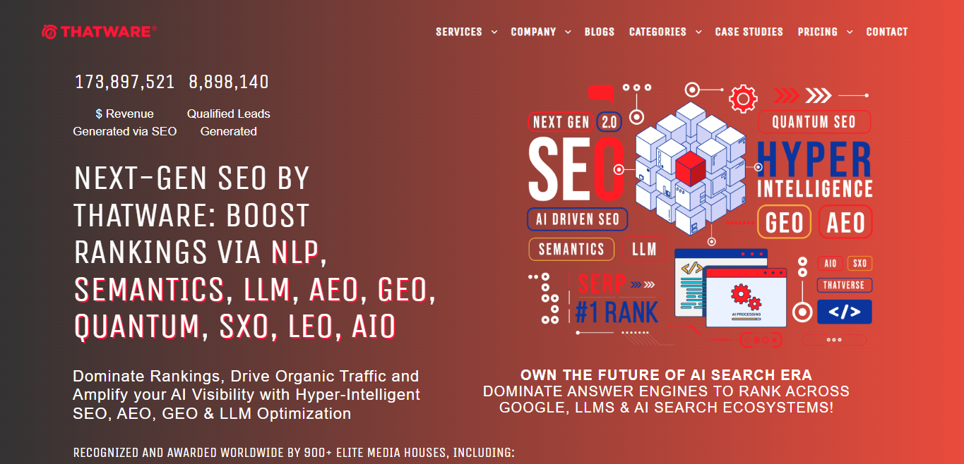 ThatWare enterprise SEO company in India specializing in AI-powered enterprise SEO and technical optimization.