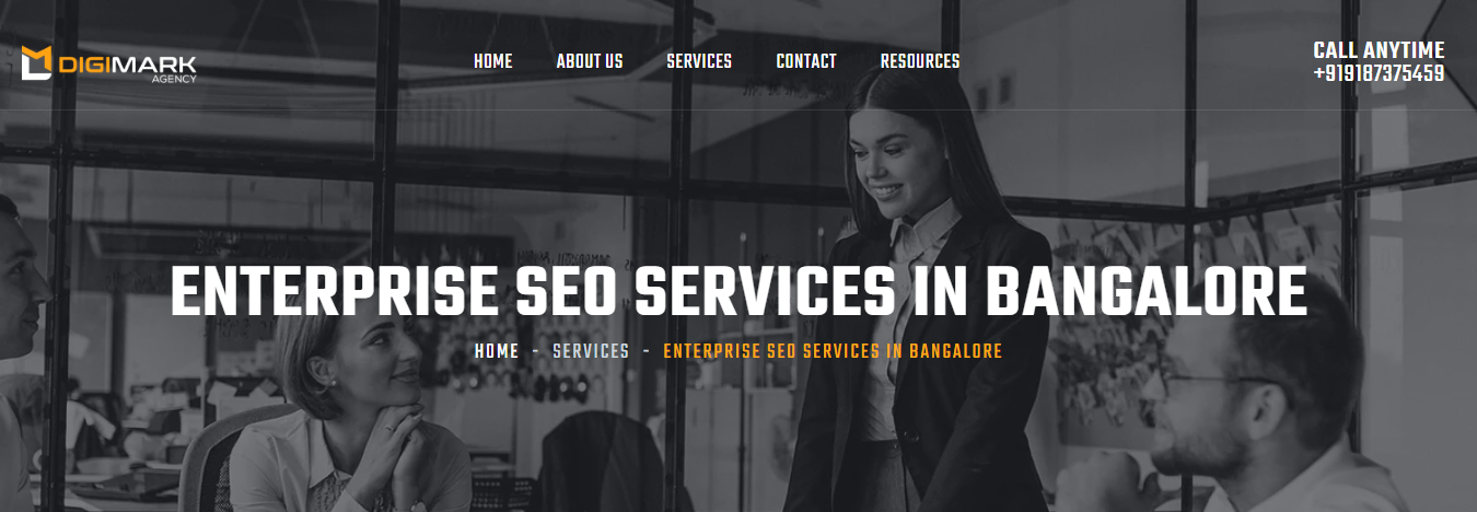 Digimark Agency offers enterprise SEO services in Bangalore for growing businesses.