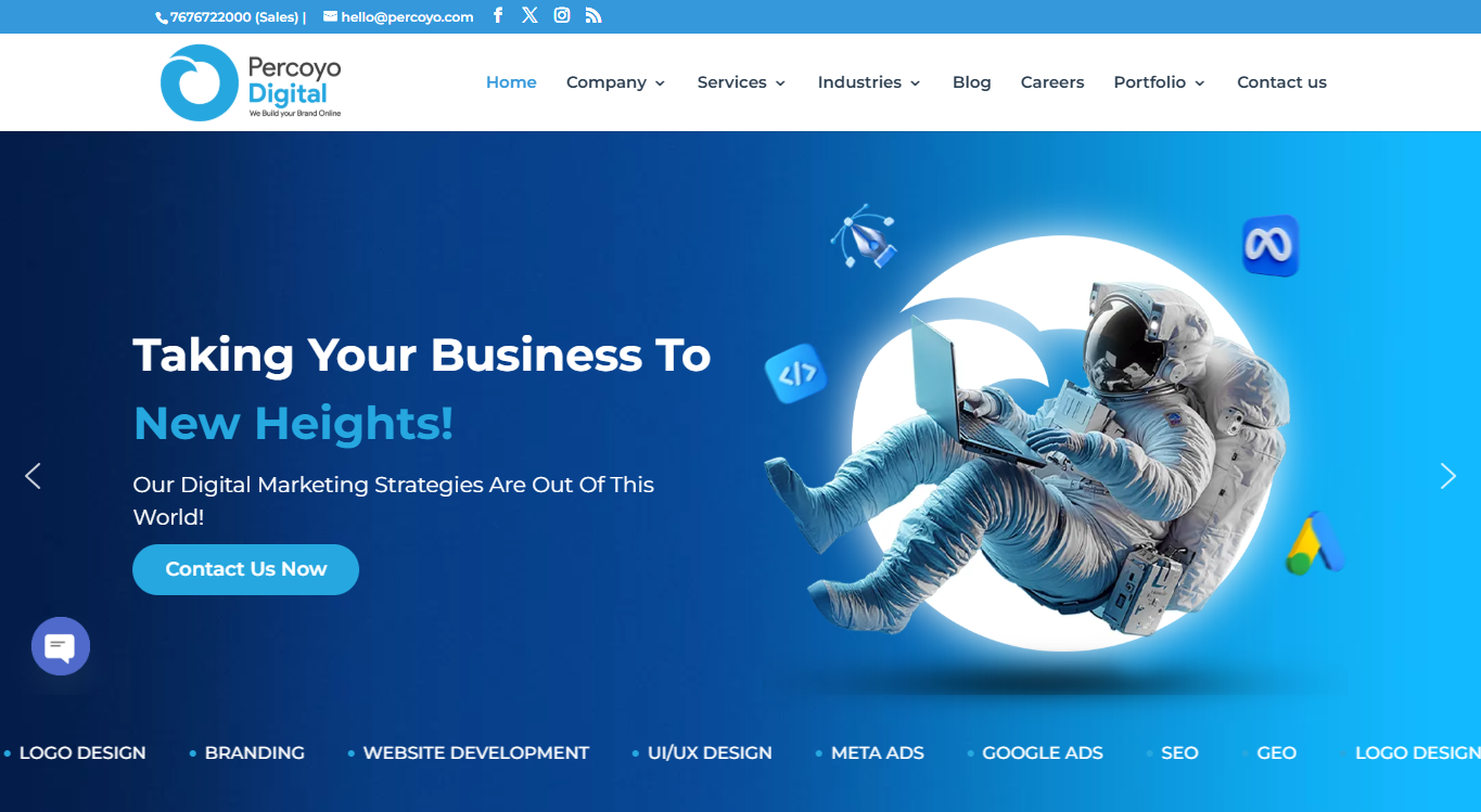 Percoyo delivers enterprise SEO services in Bangalore for technology businesses.