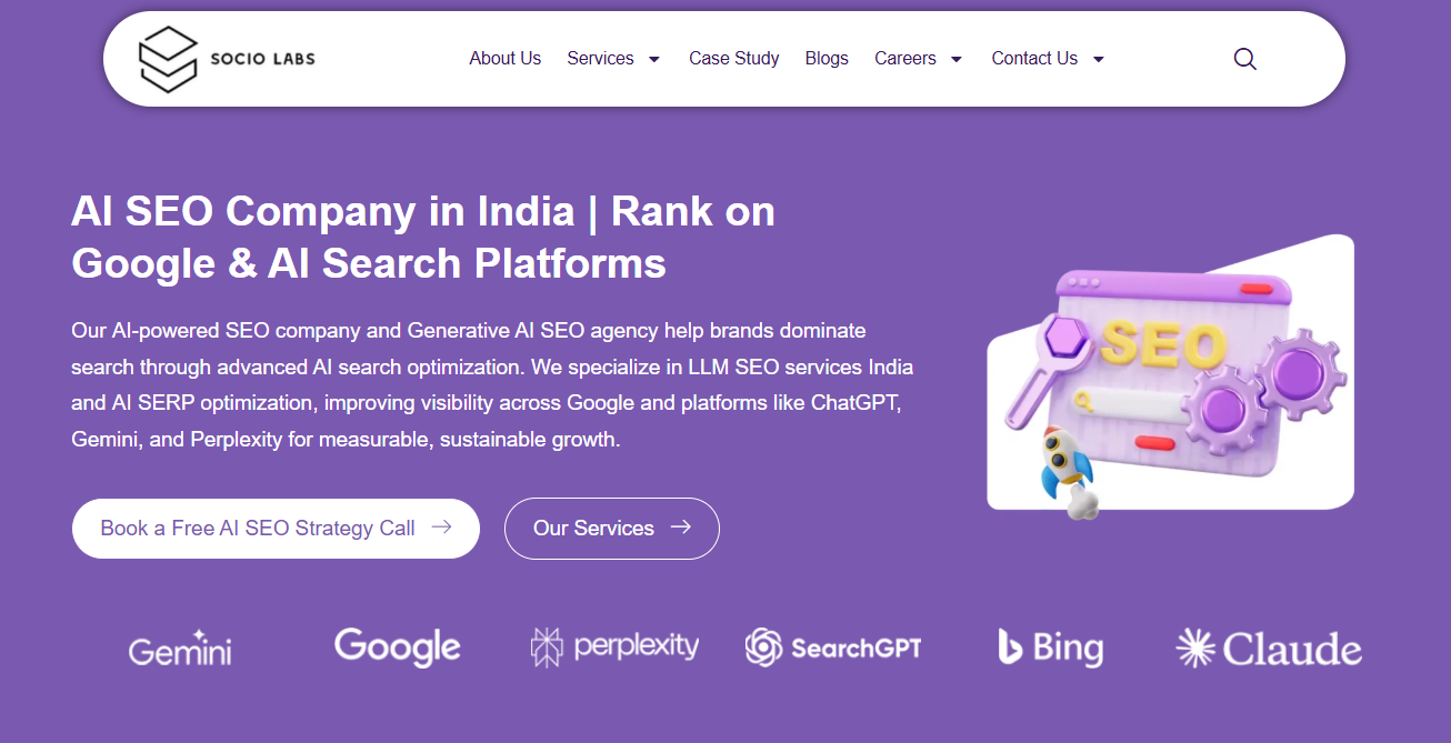 SocioLabs helps brands improve their visibility across Claude AI search and emerging AI discovery channels in India.
