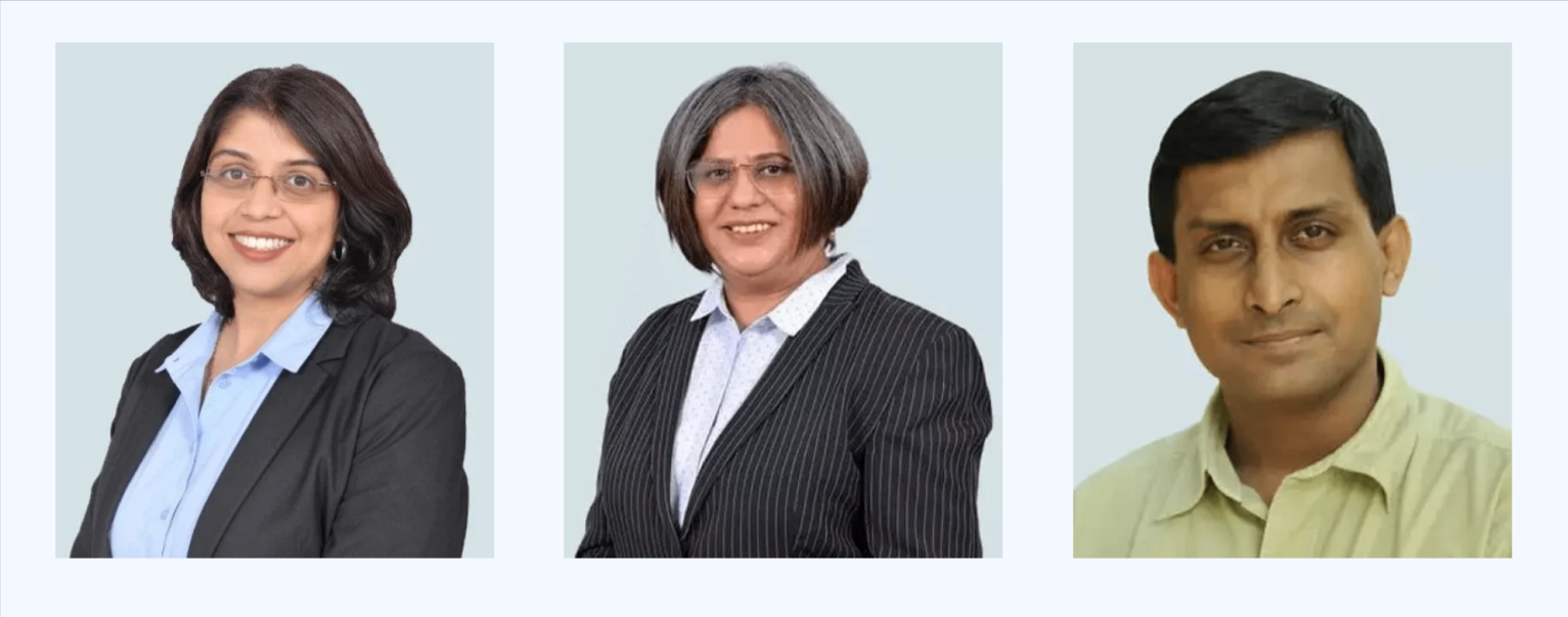Dr Anuya Nisal, Dr Swati Shukla, and Dr Premnath Venugopalan of Serigen Mediproducts. 